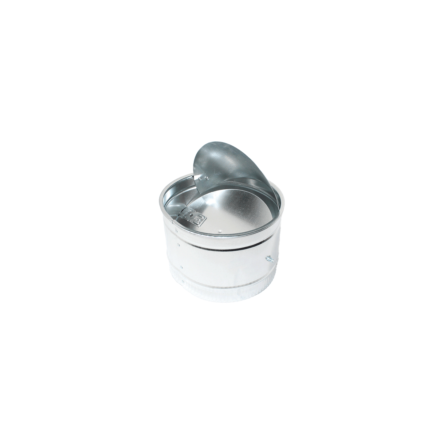 Jer-Air Model S-4S | Spin-in Takeoff With Damper & 45° Scoop For Galvanized Trunk Duct