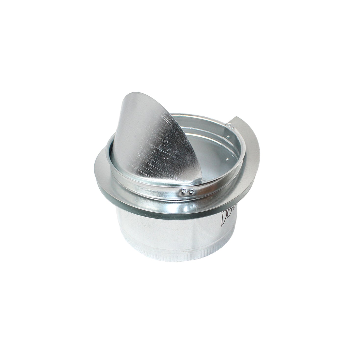 Jer-Air Model DB-2S | Fiberglass Duct Spin-in Takeoff With 45° Scoop