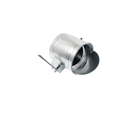 Jer-Air Model 103-DS | Conical Spin-in Takeoff With Damper, scoop, & 2" Standoff Quadrant - 3/8" Hardware