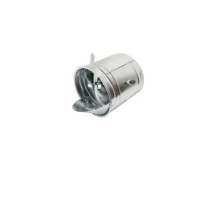 Jer-Air Model 103-DS | Conical Spin-in Takeoff With Damper, scoop, & 2" Standoff Quadrant - 3/8" Hardware