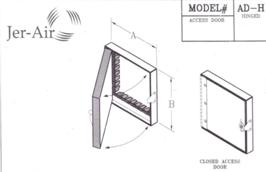 Jer-Air AD-H | Access Door - Hinged