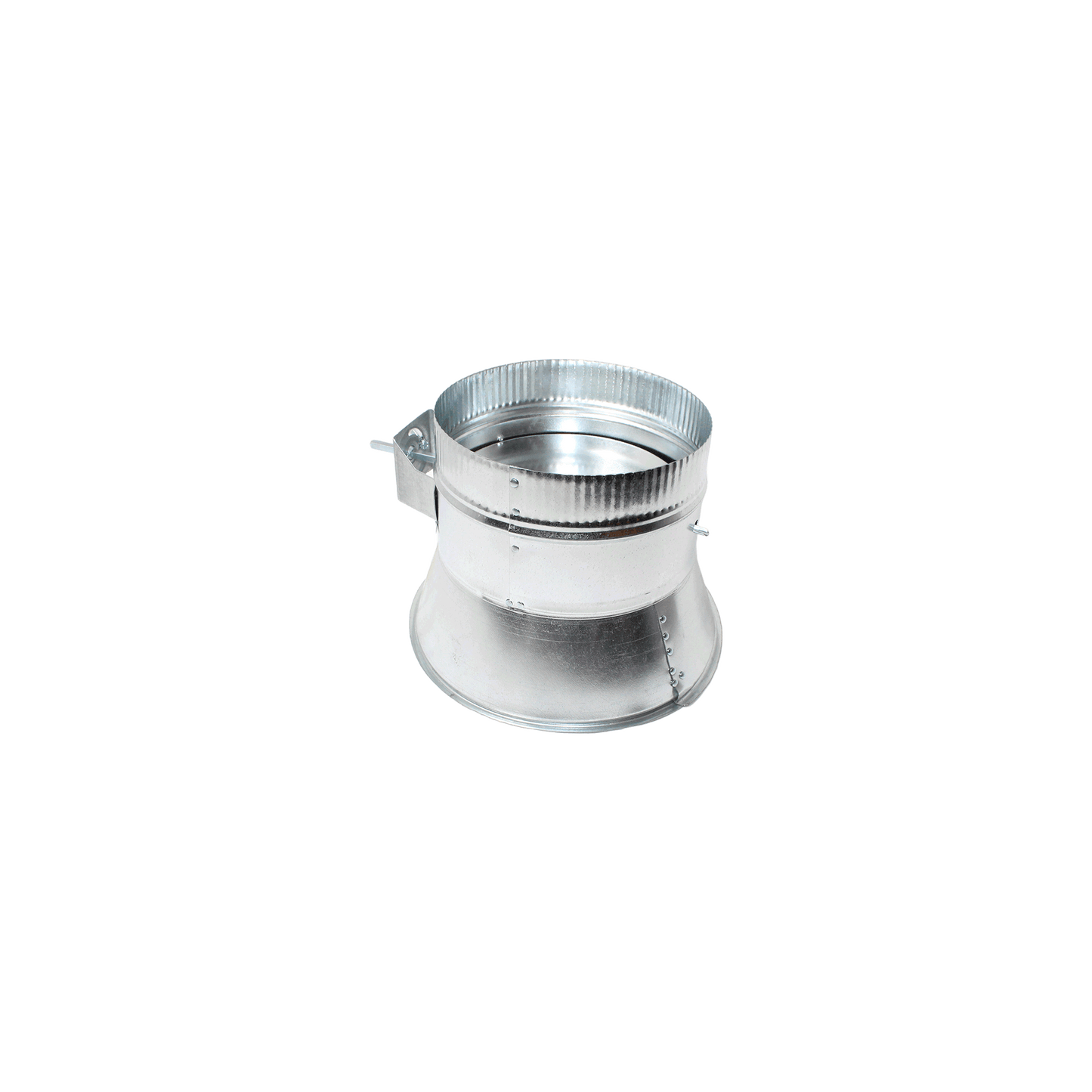 Jer-Air Model C-302 | Conical Spin-in Sleeve With Damper & 2" Standoff Quadrant - 1/4" Hardware