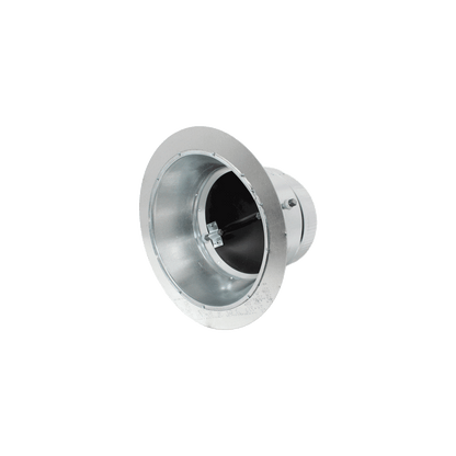 Jer-Air Model C-403 | Conical Stick-on Sleeve With Flange, Gasket, Damper, & 2" Standoff Quadrant, Nylon End Bearings - 3/8" Hardware