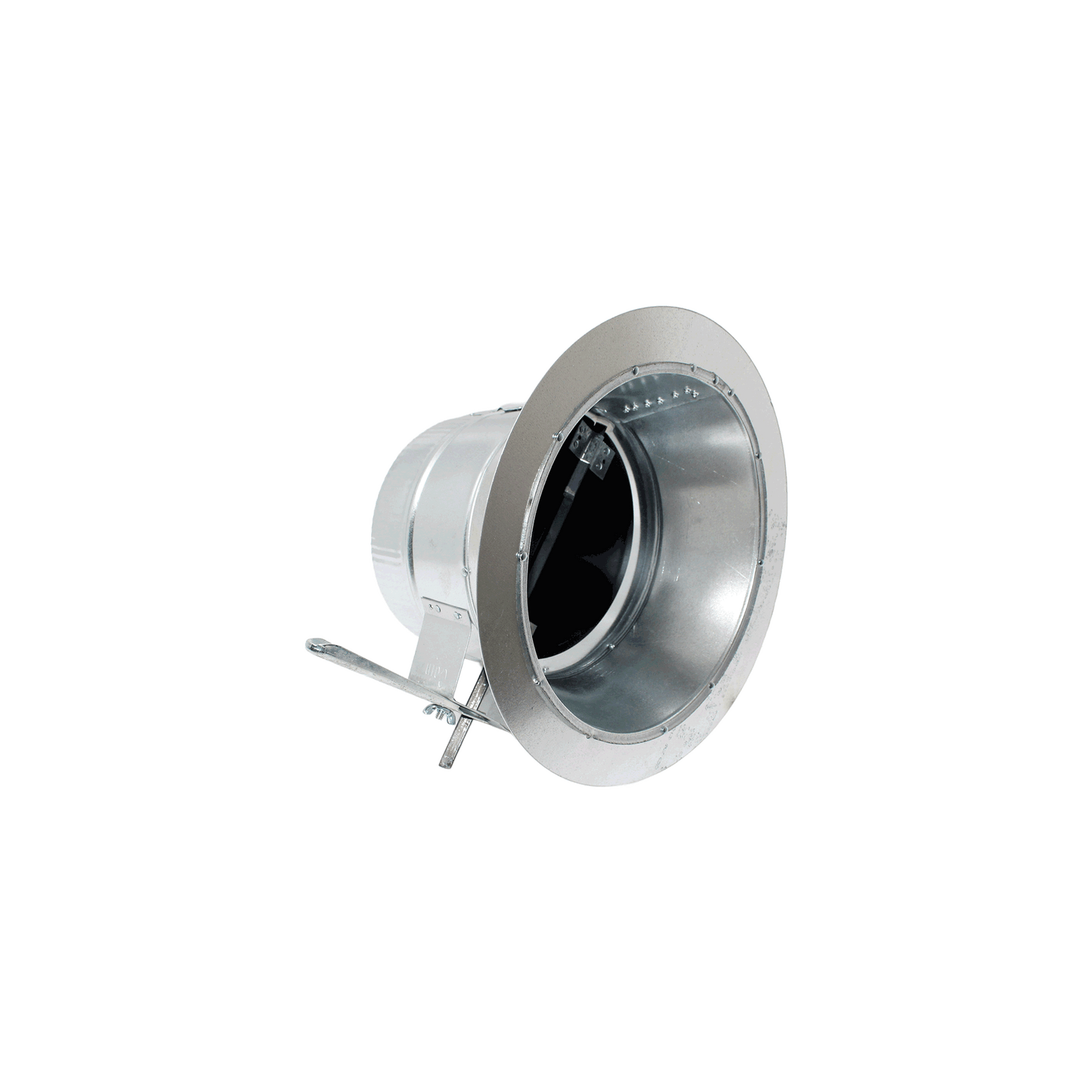 Jer-Air Model C-403 | Conical Stick-on Sleeve With Flange, Gasket, Damper, & 2" Standoff Quadrant, Nylon End Bearings - 3/8" Hardware