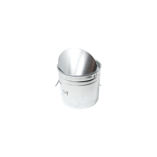 Jer-Air Model S-4 | Spin-in Takeoff With Damper & 45° Scoop For Galvanized Trunk Duct