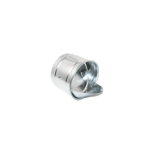 Jer-Air Model S-4S | Spin-in Takeoff With Damper & 45° Scoop For Galvanized Trunk Duct