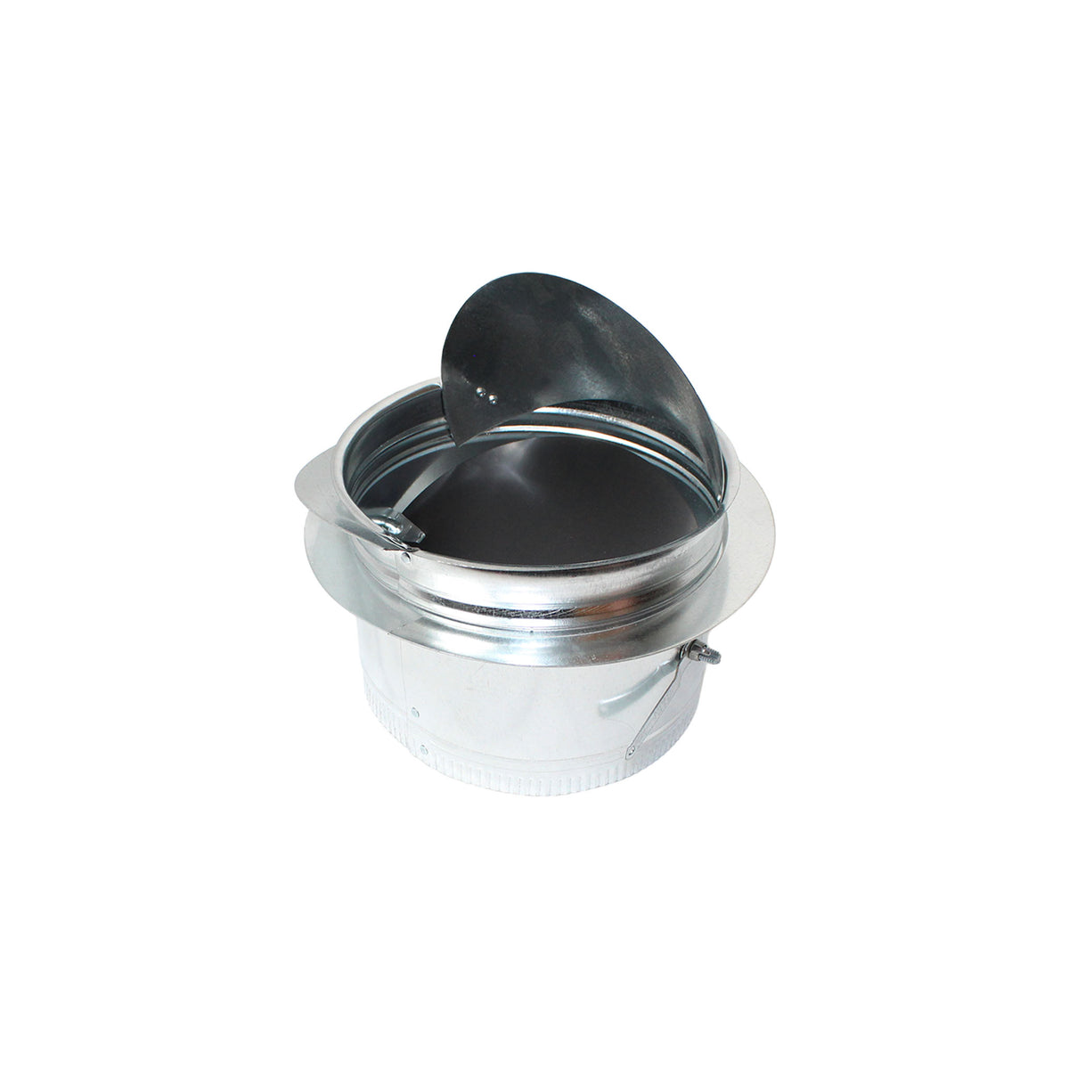 Jer-Air Model DB-4S | Fiberglass Duct Spin-in Takeoff with Damper & 45° Scoop