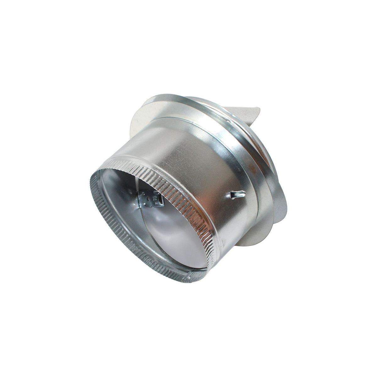 Jer-Air Model DB-4S | Fiberglass Duct Spin-in Takeoff with Damper & 45° Scoop