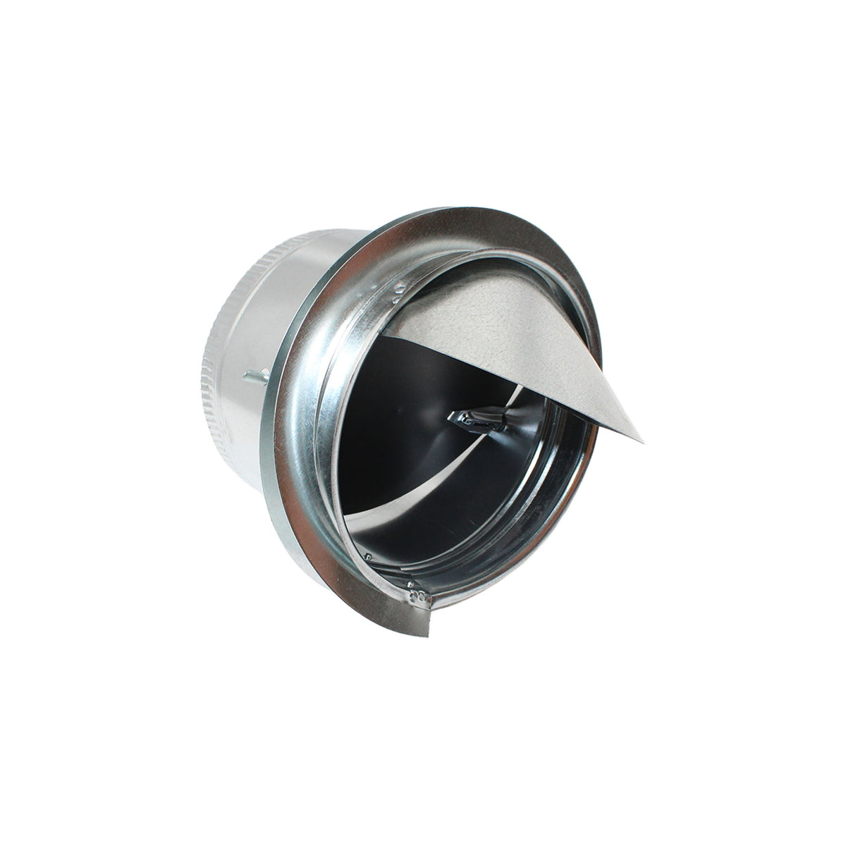 Jer-Air Model DB-4S | Fiberglass Duct Spin-in Takeoff with Damper & 45° Scoop