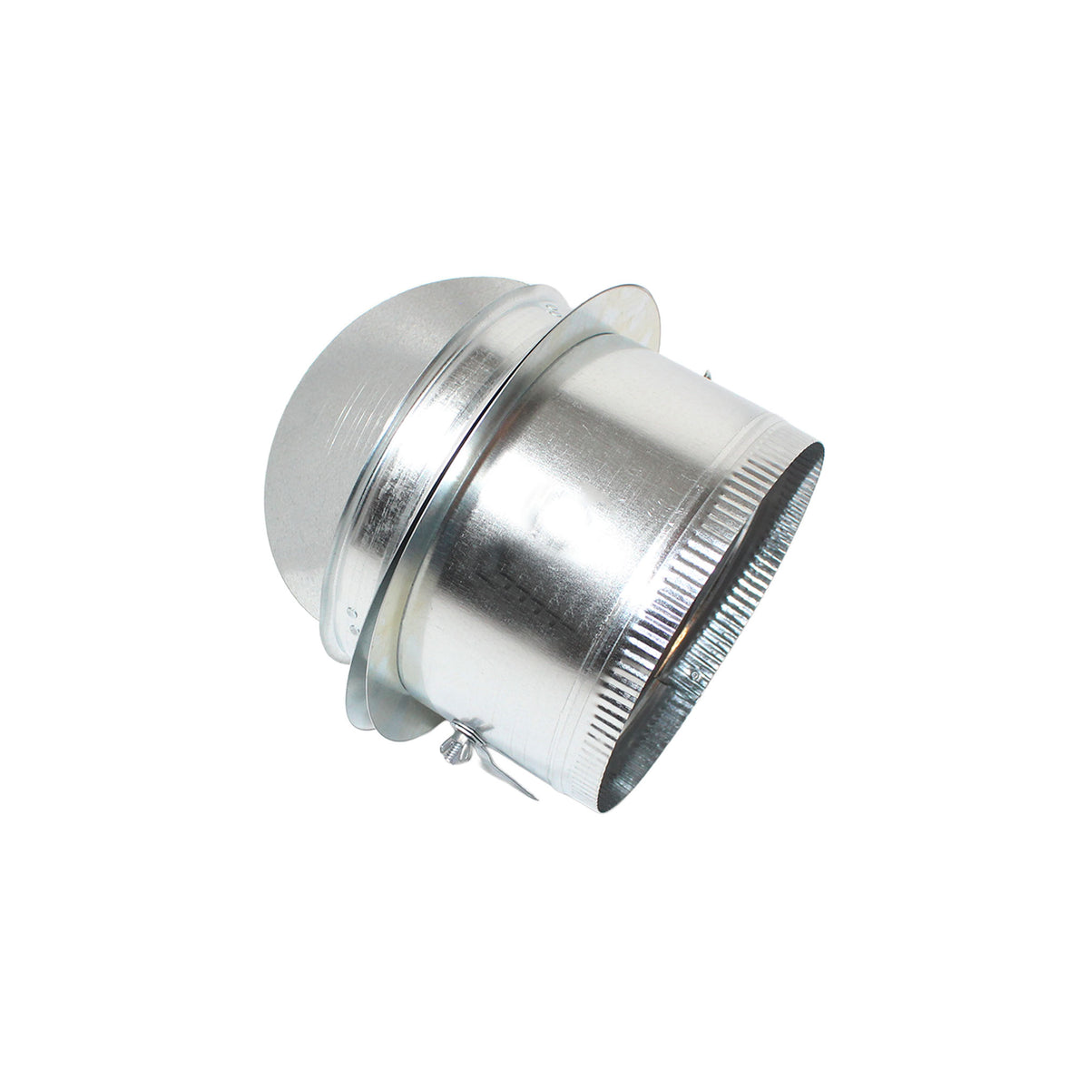 Jer-Air Model DB-4S | Fiberglass Duct Spin-in Takeoff with Damper & 45° Scoop